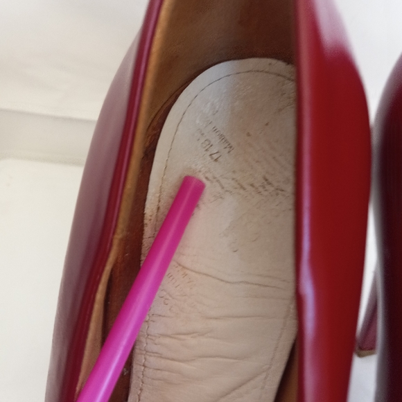 Maison Margiela Heels oversize Red size 38.5 Rare - Picture 12 of 16